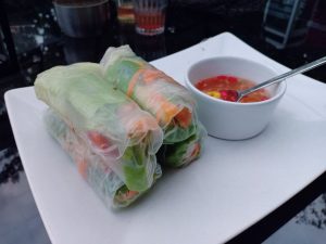homemade Vietnamese springrolls