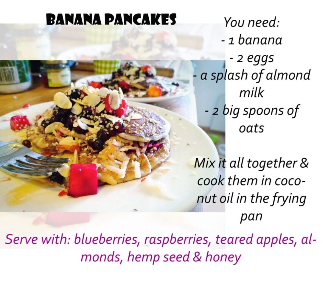 recipe banana panncakes