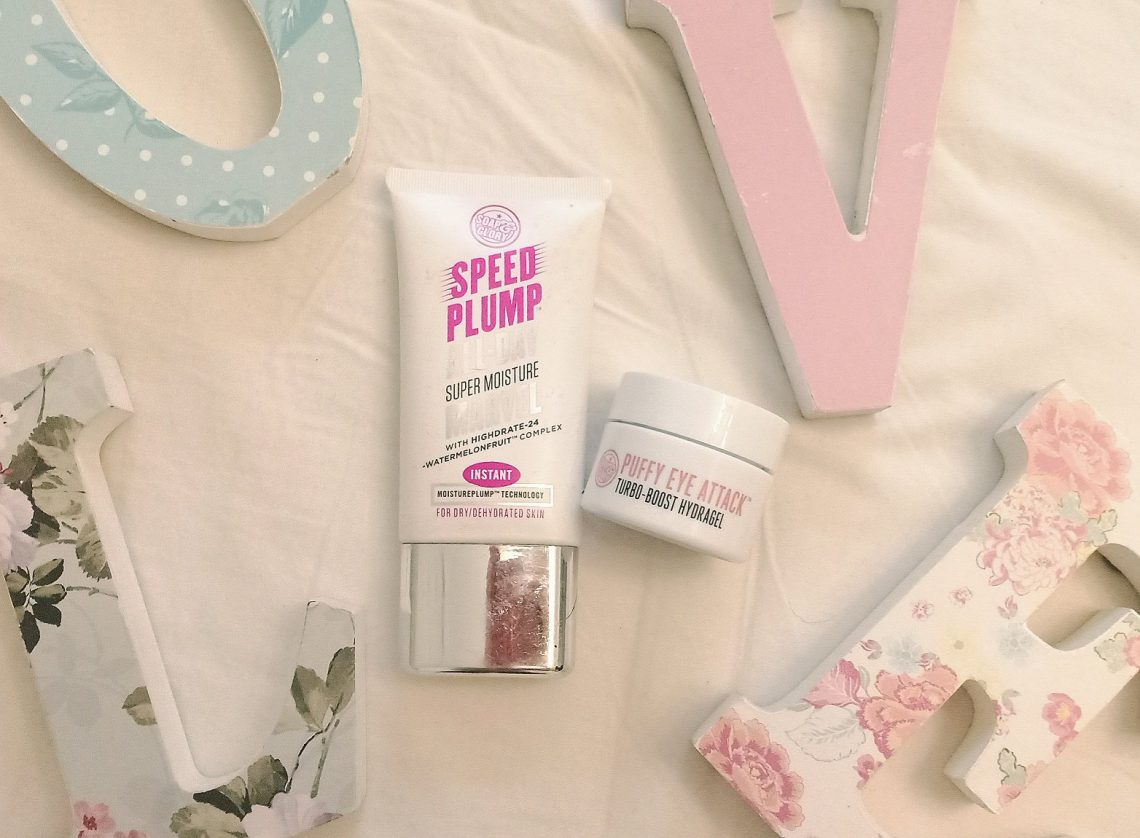 beauty products from soap and glory